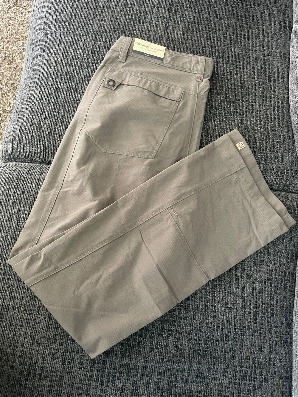 Royal Robbins Women's Straight Leg Pants in Gray - Picture 3 of 6
